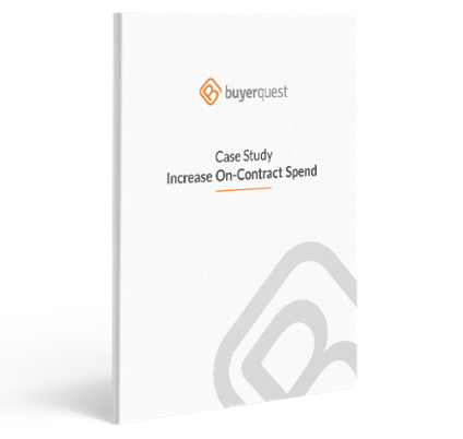 Increase On-Contract Spend Case Study Cover