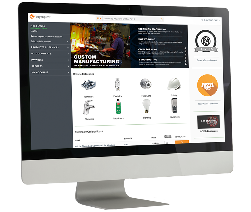 BuyerQuest Demo procurement software for your industry